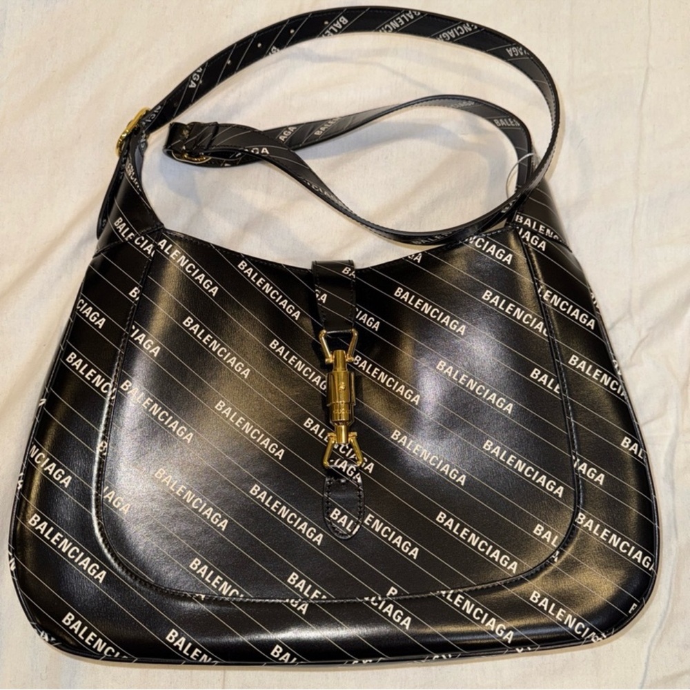 Gucci x Balenciaga Leather Medium Jackie 1961 Hobo - Picture 2 of 12